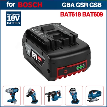 18 В 10Ah li-Ion Батерия За Bosch 18 Електроинструмент Гръб 10000 ма Преносим Заместител на BOSCH 18 Батерия BAT609