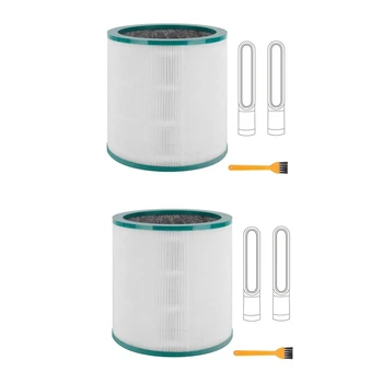 2X Заменяеми филтър въздушен филтър за Дайсън Tp00 Tp02 Tp03 кула пречистване Pure Cool Линк