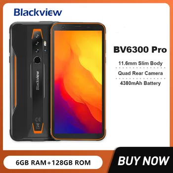 Blackview BV6300 Pro Трайни Водоустойчиви Смартфони Хелио P70 6 + GB 128 GB 4380 ма 16 Mp Четырехъядерная Камера Android 10,0 Мобилен Телефон NFC