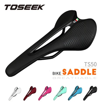 TOSEEK Велосипедна възглавница за седалката, дышащее удобно на седлото, за планински велосипед, сверхлегкая водоустойчив пътна велосипедна МТБ възглавница за състезателни седалки