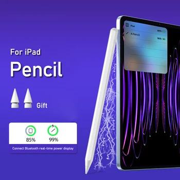 За Ipad Молив С безжична магнитна зареждане, Чувствителност към отхвърляне на дланта на наклон, Приложимо Към 2018-2022 Ipad Pro/Air/Mini Drawing Pen