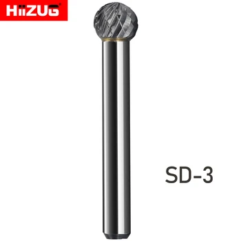 Крушка 1/4 инча 6 мм джолан отточна тръба на шарнирна връзка файл твърдосплавен заусенец мелница за Dremel Инструмент за полиране на метал заглаждане на дърво SD-3