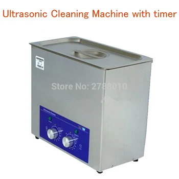 Машина за ултразвук чист 6L ултразвукова Машина за почистване с таймер и регулатор на температурата на нагряване на генератора DT-MH60