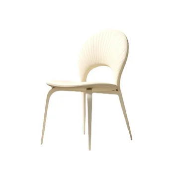 Модерни трапезни столове с мека тапицерия за всекидневната, прости, луксозна, издръжливи са на разположение в различни цветове