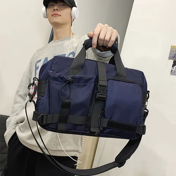 Мъжка чанта през рамо с голям капацитет, преносими, модни, ежедневни, водоустойчив, за работа пощенския превозвач, с едно рамо, за багаж, за лаптоп, стил чанти