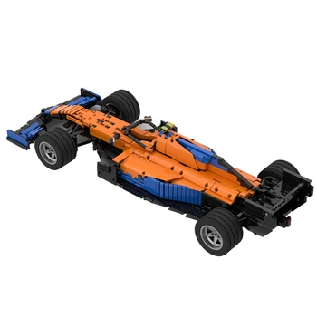 Оторизиран Набор от Дизайнери за състезателен автомобил MOC-86175/ MOC-89553 в мащаб 1:8 Formula Super Car Model От Lukas2020