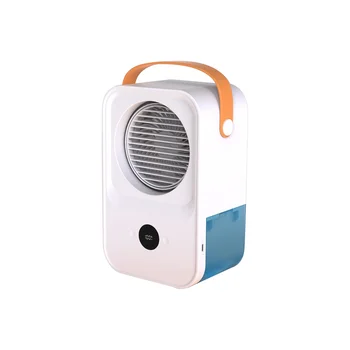 Преносим вентилатор въздушен охладител USB, мини-климатик, хладилник, електрически вентилатор с цифров дисплей за офиса, дома-B