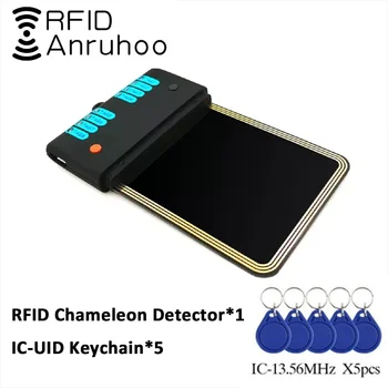 Четец на карти за откриване на RFID Proxmark3 Хамелеон NFC с пълна Взлом криптиране 13,56 Mhz Восъчни Смарт-Чип S50 1K Card Сценарист