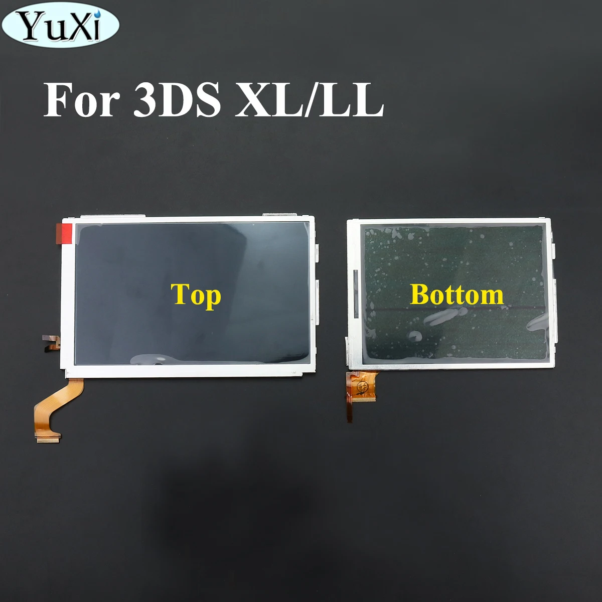 YuXi за Nintendo 3DS XL ЩЕ Горната част на долната лента на дисплея LCD дисплей Съвместими взаимозаменяеми LCD дисплей