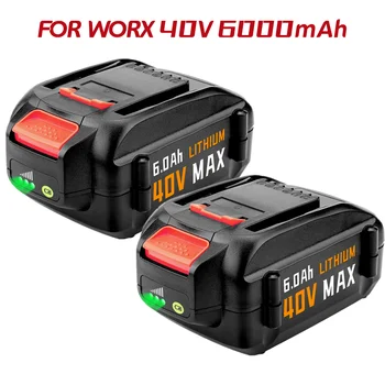 1-3 Опаковка литиева батерия 40V WA3580 за Worx 40V 6000mAh Батерия WG180 WG280 WG380 WG580 Подмяна на литиева батерия Worx 40V