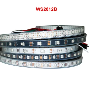 1 м/2 м/3 м/4 м./5 м WS2812B led лента Smart pixel; 30/60/144 пиксела/led/m; WS2812 IC; IP30/IP65/IP67, led лента DC5V
