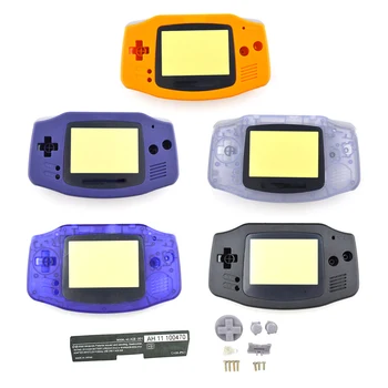 9 от цветове, от 100 комплекта, тяло, разменени за носене, пластмасова обвивка, калъф за GBA за конзолата Gameboy Advance