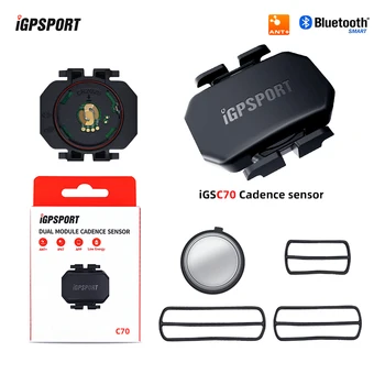 Подкрепа двоен режим на работа IGPSPORT Bluetooth и ANT + сензор за честотата на въртене на мотора за велокомпьютера Garmin Bryton